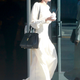 Beverly Hills, CA - *EXCLUSIVE* - Actress Angelina Jolie was seen smiling wide as she headed out from II Pastaio restaurant in Beverly Hills where the actress had lunch with son Pax before heading to Fred Segal for a little afternoon retail therapy.